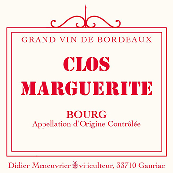 Le Clos Marguerite 2012 Côtes de Bourg