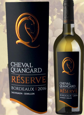 Cheval Quancard Réserve Blanc 2016 Vin de Bordeaux