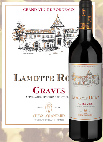 Lamotte Robin 2014 Graves Rouge Cheval Quancard