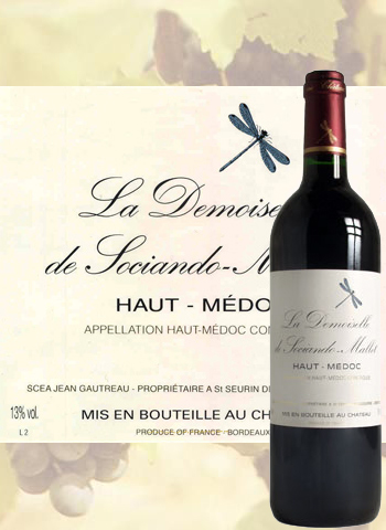 La Demoiselle de Sociando-Mallet 2016 Second Vin du Haut-Médoc