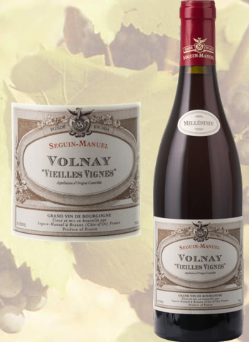 Volnay Vieilles Vignes 2020 Domaine Seguin-Manuel