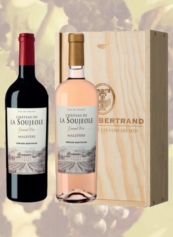 Coffret 2 bouteilles Château de la Soujeole Grand Vin Gérard Bertrand