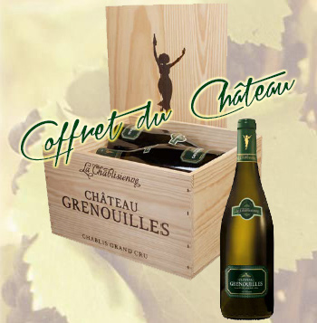 Coffret Bois du Château Grenouilles La Chablisienne