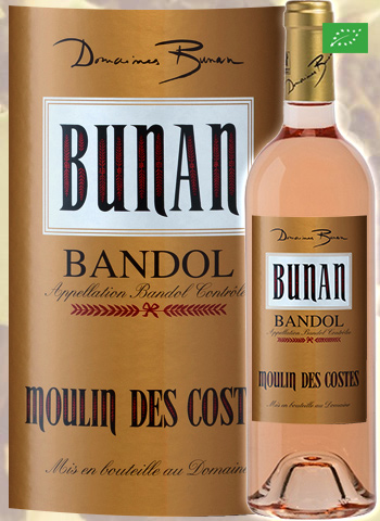 Magnum Moulin des Costes Rosé 2019 Bandol Bio Bunan
