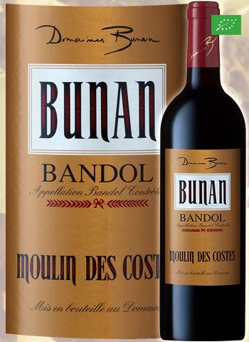 Moulin des Costes Rouge 2021 Bandol Bio Bunan